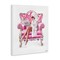 Stupell Industries Trendy Female in Pink Chair Canvas, design by Ziwei Li